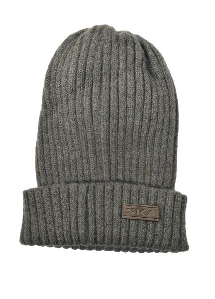 SKA Woolen Short Beanie - Dark Grey