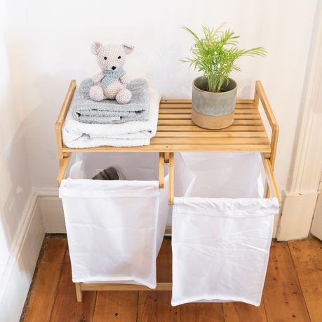 Dual sale washing basket