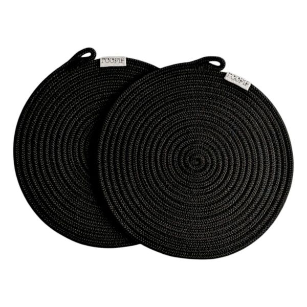 Roopip Set of 2 Handmade Polypropylene Pot Stands / Trivets