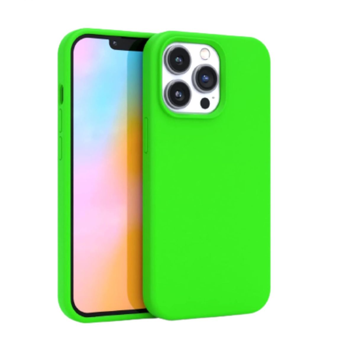 iphone 14 pro case silicone green