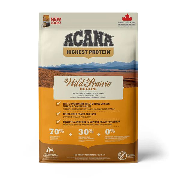 Acana Highest Protein Wild Prairie Dog Recipe-6kg