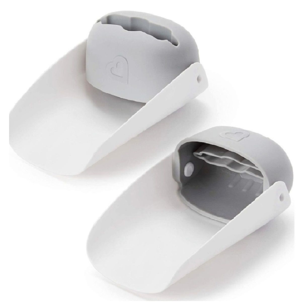 2 Piece Detachable Faucet Extension,Universal Kids Faucet Extension - Grey