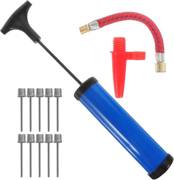 Portable Basketball Inflator Pump Set 13Pieces Outdoor Ball Inflation Kit
