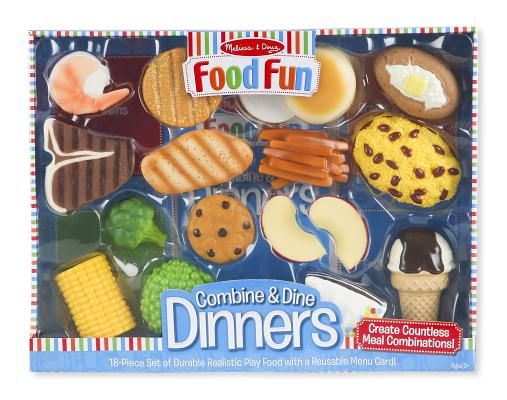 Melissa &amp; Doug Food Fun Combine &amp; Dine Dinners - Blue