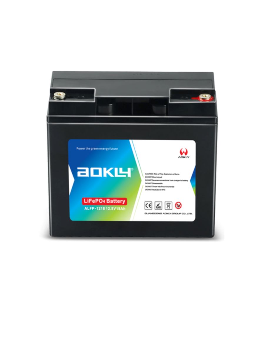 12.8V 18Ah Lithium Iron Phosphate (LiFePO4) Battery M6 Terminal