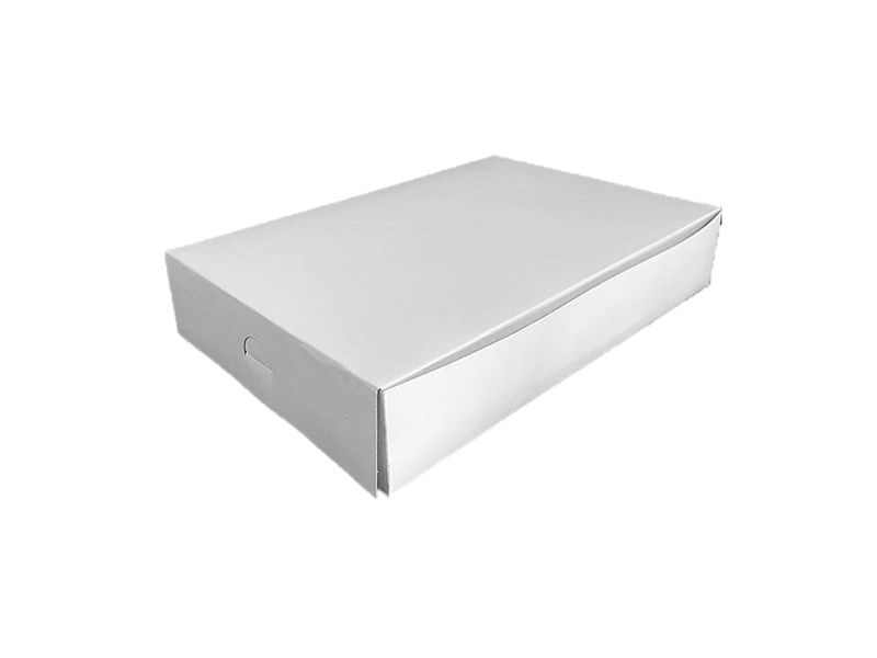 10 x 7 x 2" Box Mania Cake or Takeaway Box - 50 Units - White