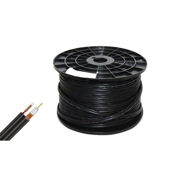 Securnix Siamese Coax cable RG59 + Power Cable 100m Drum