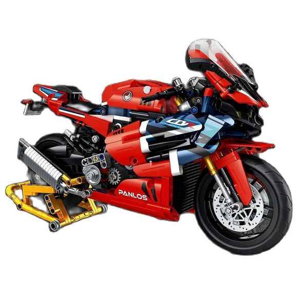 Panlos 1/8 Honda CBR 1000R Motorcycle Building Blocks (1017 Piece) - 34cm Long