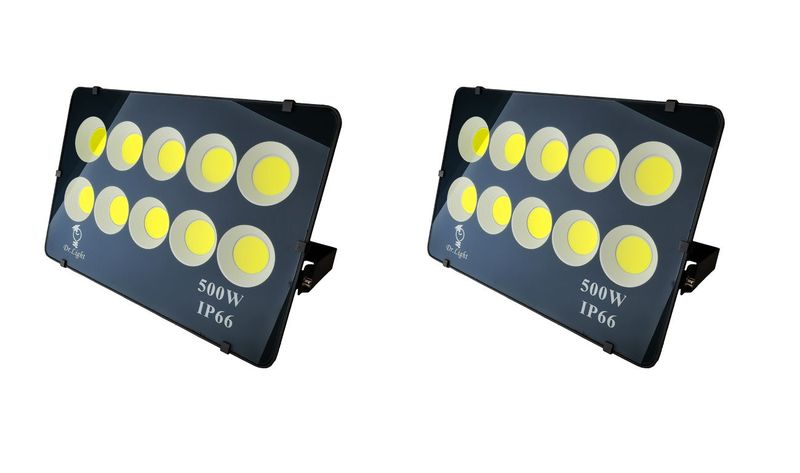 2 Dr Light FLM 500W Slim COB LED Flood Light for Outdoor