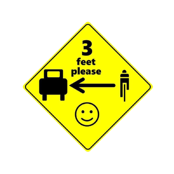 Safety First For Cyclists Vinyl Car Sticker