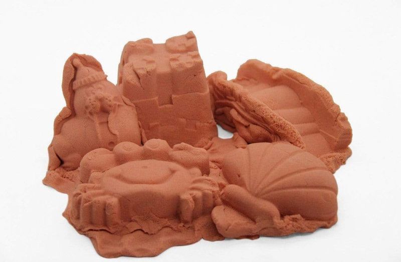 Sensory Sand with Shapes - 2kg - Orange