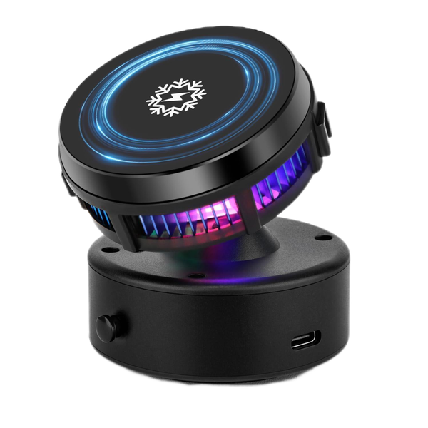 15W Wireless Car Charger Mount With Vacuum Suction, 360 Rotatable Holder