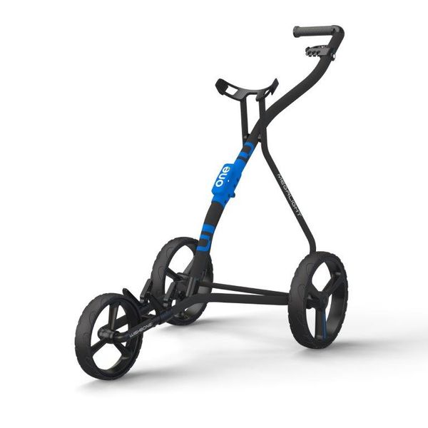 Wishbone One - Megalight - Golf Push Cart - Charcoal/Blue