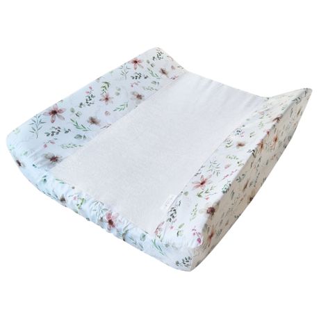 Ruby Melon Change Mat Cover - Floral Fields (Mat Not Included) Image