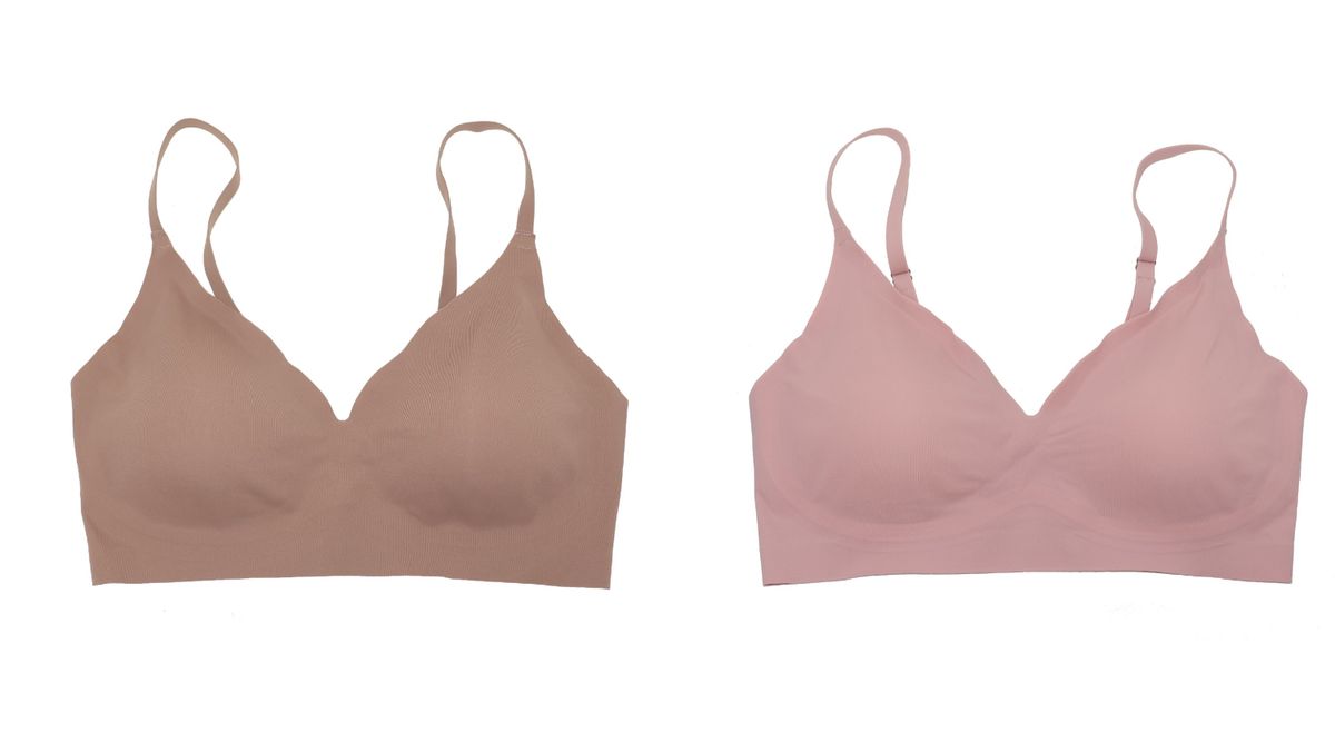 Seamless Wirefree Bra V Neck Invisible Comfort Sleeping Bralette