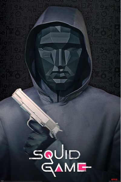Squid Game (Mask Man) Poster