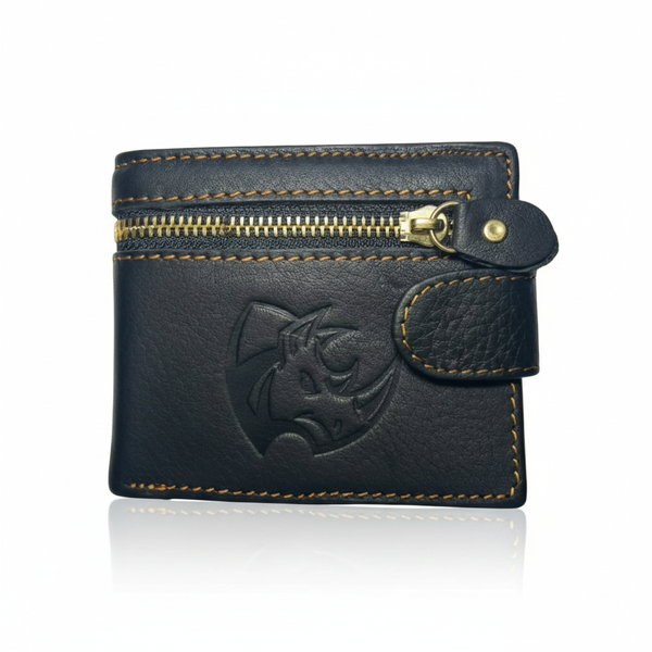 Men's Wallet Genuine Leather Black 861-39