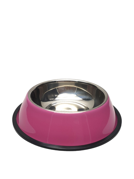 Pawcini Stainless Steel Pet Bowl-Pink