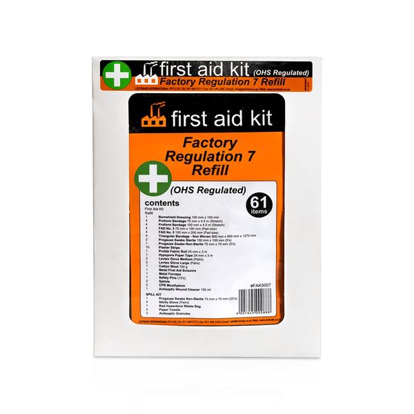 First Aid Factory Regulation 7 Refill