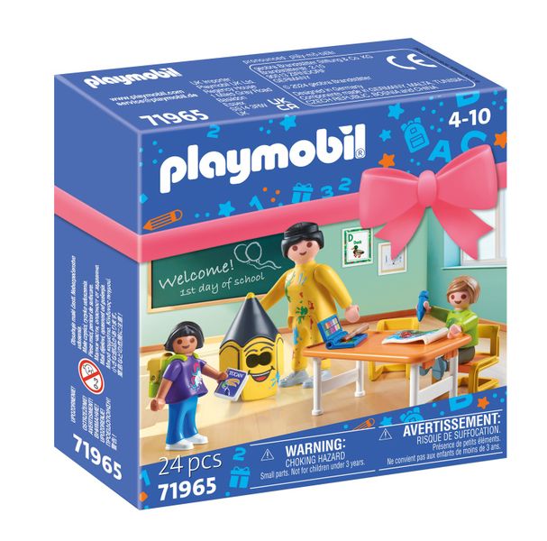 Playmobil City Life - First Day of School Playset - 24 Pieces