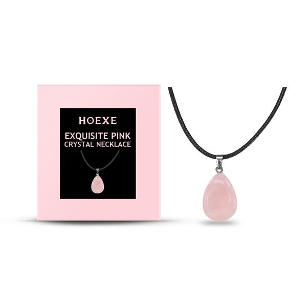 Pendant Necklaces--Delicate Pink Crystal Necklace