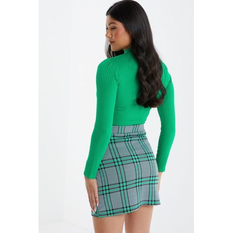 Button skirt quiz sale