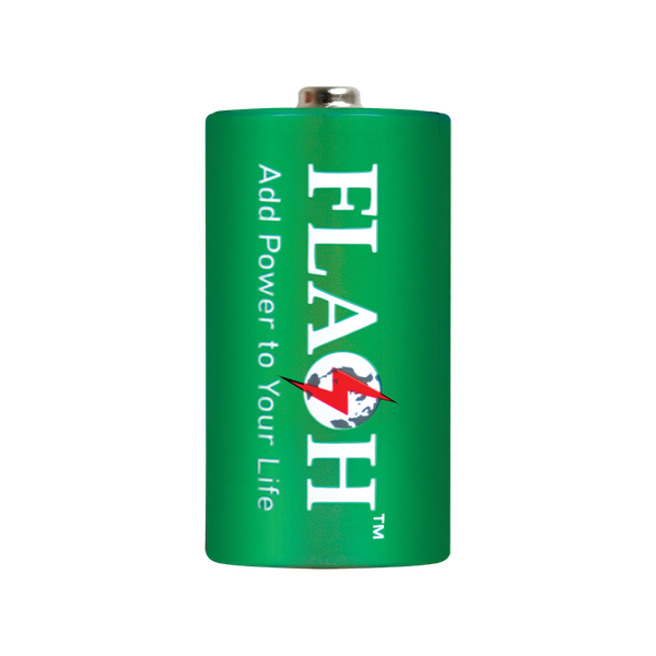 Flash 1.5V Size C Super Heavy Duty Alkaline Battery 2 Pieces
