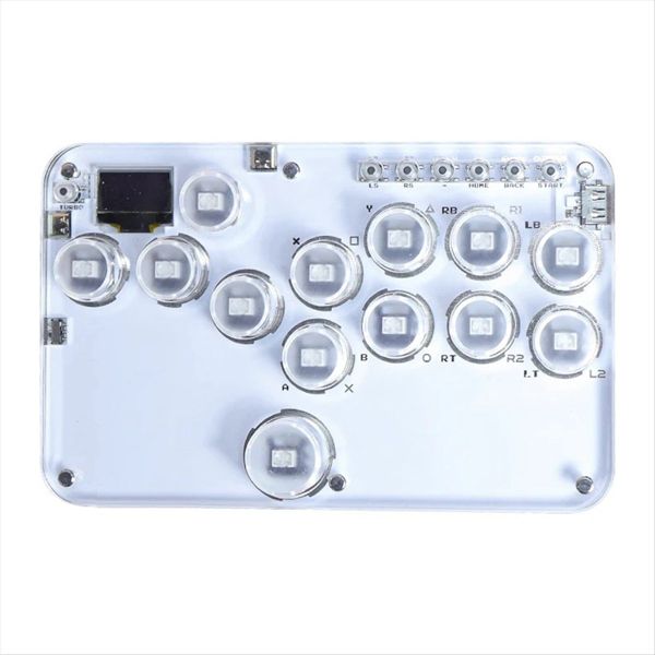 13Key Mini Hitbox Keyboard Arcade Joystick Leverless Controller