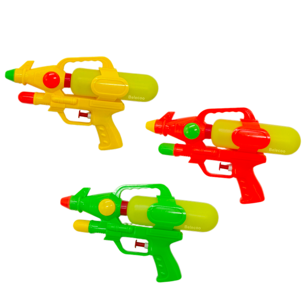 Children's Play Pump Action Water Gun Toy - 3 Pack - 15cm x 12cm