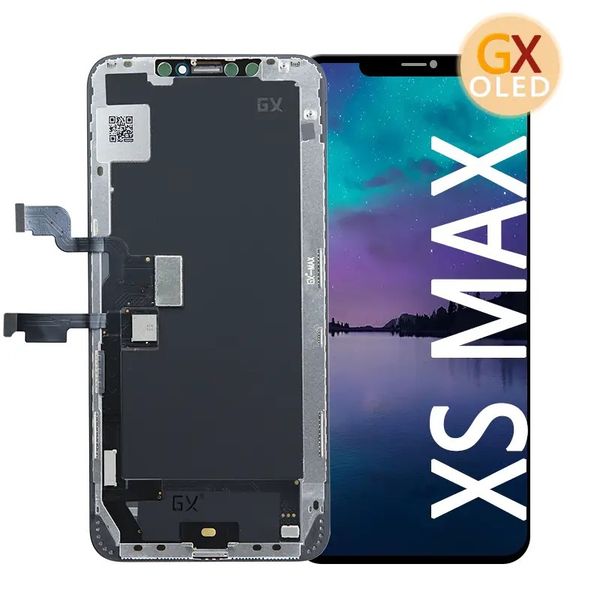 Lcd GX Screen Replacement for iphone XS Max with Tempered Glass