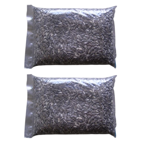 Optiseed Striped Sunflower Seeds for Parrots -2kg -2 Pack -Nutritious Treat