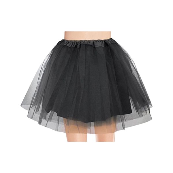 Women's Tutu Skirt Adult Classic Elastic Mini Tulle Ballet Skirt for Party