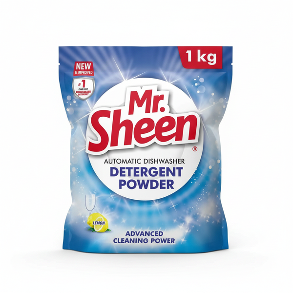 Mr Sheen Automatic Dishwasher Powder Lemon 1Kg - Grease Cutter