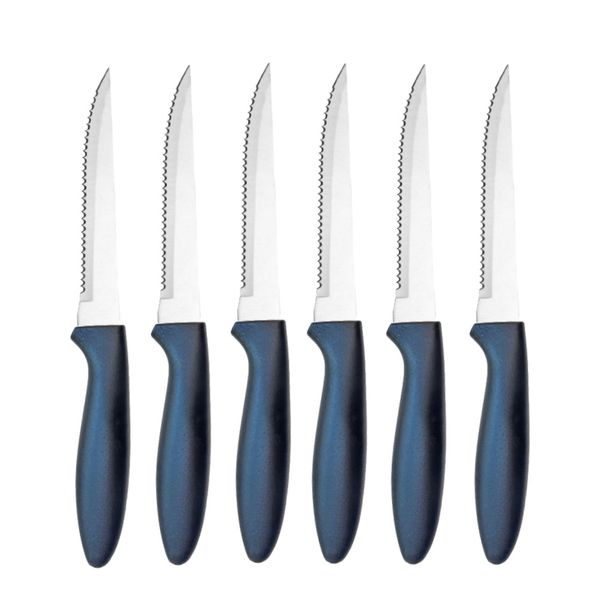 Hillhouse - 6 Piece Stainless-Steel Steak Knife Set