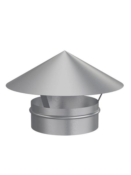 Roof Chimney Flue Pipe Cowl Cap 200mm