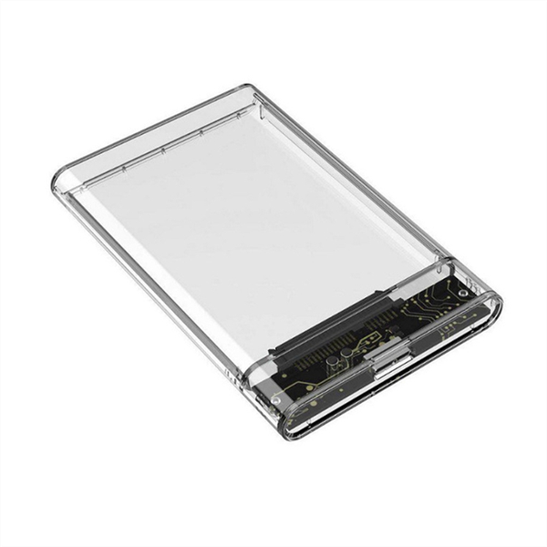 Transparent Gray HDD Case for Hard Box 2.5 Inch HDD Enclosure