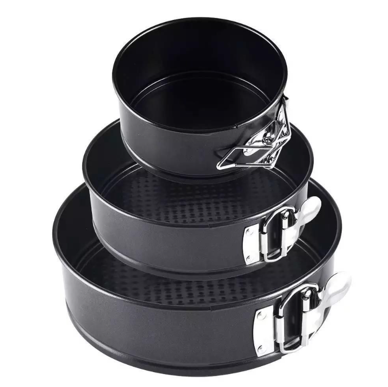 3 Pcs Stainless Steel Round Shape Cake Mold Pans Shop Today. Get it