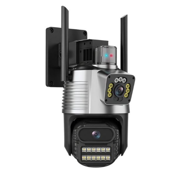 8MP PTZ Wireless Outdoor Security Camera 10X Zoom Night Vision