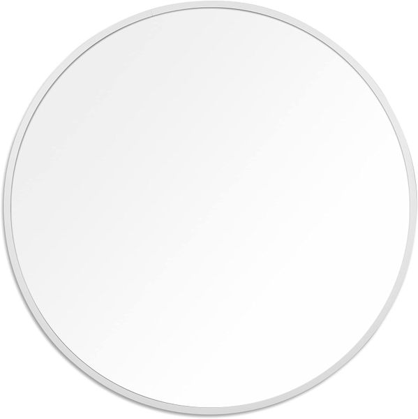 Contemporary Round Wall Mirror - 60cm