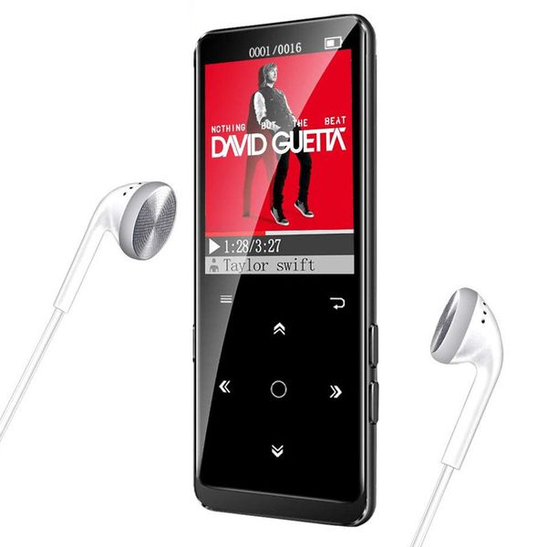 32GB MP3 Player, Bluetooth 4.2, FM Radio, Recording, 2.4" inch Screen