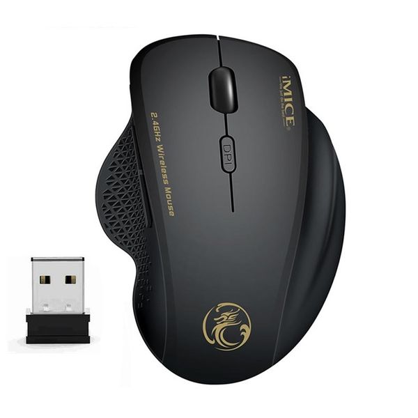 DW iMice 2.4GHz Wireless Mouse 6-button 1600 DPI (Black) G6
