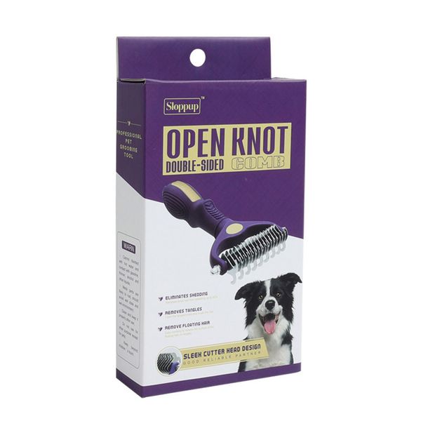 Double - Sided Pet Knot - Opening Comb: A Must - Have for Pet Grooming