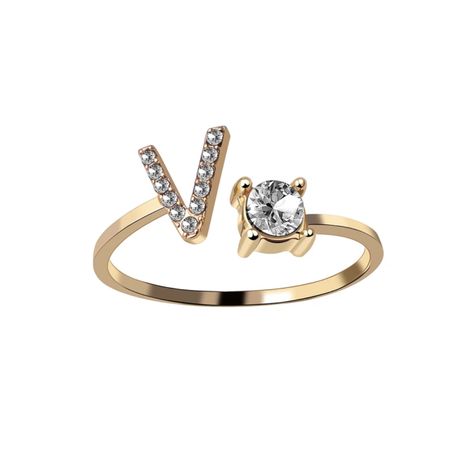 Silvercity Personalised Alphabet Initial Gold Adjustable Ring Buy Online In South Africa Takealot Com