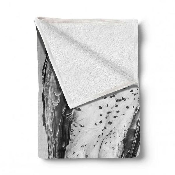 Martial Eagle Breekoparend Polemaetus Bellicosus Light Weight Fleece Blanket By Fanie Heymans