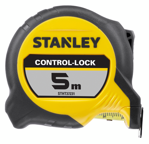 Stanley Control Lock 5m 25mm Wide Tape Measure