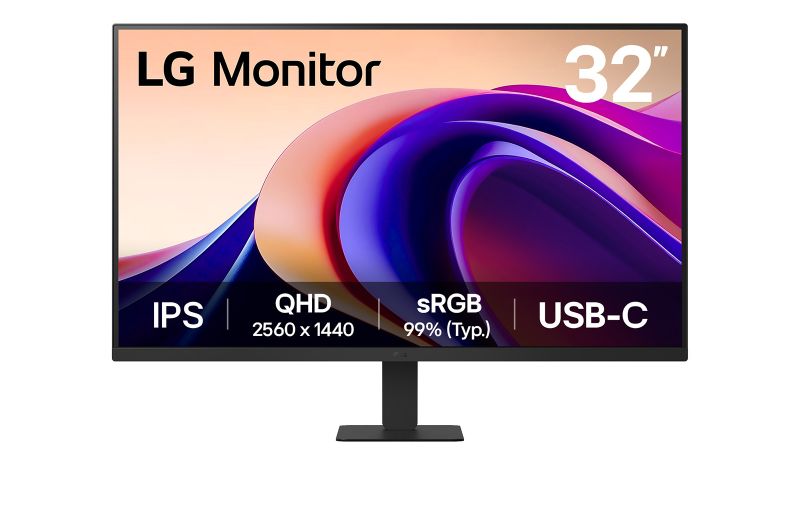 LG UltraFine 32" QHD IPS Monitor 100Hz with USB-C