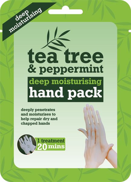 Xpel Body Care Tea Tree And Peppermint Hand Treatment Gloves