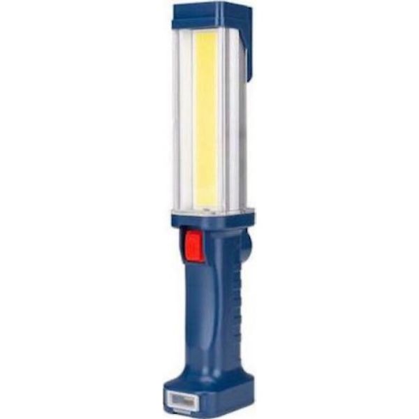 Rechargeable Work-light LED Flashlight with Magnetic Mount &amp; Movable Hook