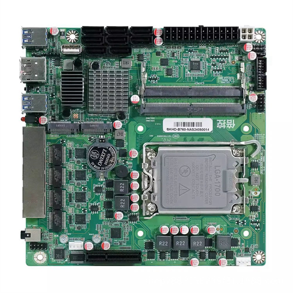 Mini ITX B760 NAS Motherboard Home Processor Firewall Server