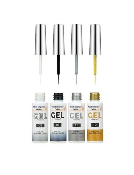 REO 4 Piece Nail Art Gel Liners Set A